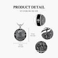wholesale 925 Sterling Silver Saint Florian Protect Us Pendant Necklace with Stainless Steel Chain Religious Jewelry for Men-0-5