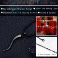 wholesale 925 Sterling Silver Italian Horn Necklace - Black Amulet Pendant for Men & Women (with Gift)-0-9