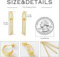wholesale Gold 925 Sterling Silver Tassel Hoop Earrings for Women Anime One Piece Cosplay -0-3
