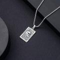 wholesale 925 Sterling Silver Skull Pendant Necklace  - Memento Mori Jewelry for Men & Women-0-5