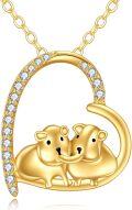 wholesale 14K Gold Penguin Pendant Necklace Animal s for Women Girls-0-0