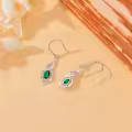TOUPOP Sterling Silver Infinity Birthstone Earrings Gift for Women-0-3