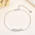 wholesale 925 Sterling Silver Tennis Ball Heartbeat Charm Bracelet-0-3