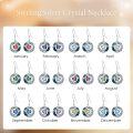wholesale Sterling Silver Blue Crystal Moon Star Earrings Valentine s Birthday Anniversary Gifts for Women-0-12