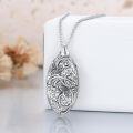 wholesale 925 Sterling Silver Crystal Butterfly Pendant Cremation Keepsake Urn Necklace with Funnel and Fill Tool for Ashes Memory  48 Chain-0-3