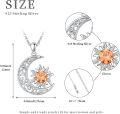 wholesale 925 Sterling Silver Sun and Moon Pendant & Chain Set - Celestial s for Her-0-3