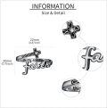 wholesale 925 Sterling Silver Faith Cross Adjustable Ring with Engraved All Things Are Possible Christian Spoon Rings for Women Daughter Friend-0-3