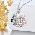 wholesale TOUPOP Sisters Birthday Gifts From Sister 925 Sterling Silver Sister Pendant Necklace Four Sisters Gifts -0-4