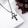 wholesale 925 Sterling Silver & Black Plated Ankh Pendant Necklace  for Men-0-4