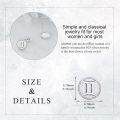 wholesale 925 Sterling Silver Twin Rings Wholesale Earrings With Opal Inlay-0-4