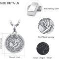 wholesale 925 Sterling Silver & Hypoallergenic Confirmation Locket Necklace Gift for Women with Adjustable Chain-0-4