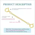 wholesale 14k Yellow Gold Snake Chain Extender with Double Spring Clasp 1/2/3/4/5 Lengths-0-1