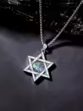 TOUPOP Sterling Silver Tree Of Life Protection Amulet Pendant Necklace-0-1