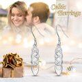 wholesale 925 Sterling Silver Celtic Knot Drop Earrings - Irish s for Women-0-4