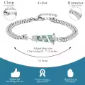 wholesale 925 Sterling Silver Turquoise Stone Lighthouse Charm Bracelet Wholesale for Women Travel Friendship Graduation Jewelry-0-1
