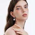 wholesale 925 Sterling Silver Baseball Shape Enamel Sporty Leverback Dangle Drop Earrings for Women and Girls-0-4