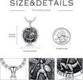 wholesale 925 Sterling Silver Saint Michael Archangel Protect Us Medal Pendant Necklace for Men & Women-0-3