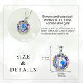 wholesale Sterling Silver Crystal Tree of Life Necklace for Women Birthstone Pendant-0-3