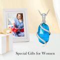 wholesale Sterling Silver Gemstone Dainty Pendant Necklace for Women Mom Gift-0-89
