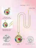 wholesale White Gold Yellow Gold Plated 925 Sterling Silver Austrian Crystal Celtic Tree of Life Necklace-0-4