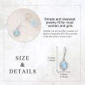 wholesale Sterling Silver Moonstone Lapis Lazuli Larimar Pink Opal Peridot Amethyst Earrings-0-27