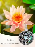 TOUPOP Sterling Silver Tree Of Life Urn Necklace For Ashes Memorial Keepsake Jewelry-0-4
