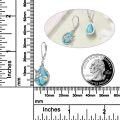 wholesale 925 Sterling Silver Hummingbird Earrings with Gemstones 13mm for Women Gifts-0-3
