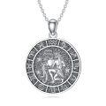 wholesale 925 Sterling Silver Zodiac Water Bearer Necklace-0-0