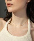 wholesale Sterling Silver Mirror Chain Dainty Necklace 16 20 for Women-0-10