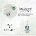wholesale 925 Sterling Silver Owl Dangle Earrings-0-1