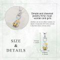 wholesale 925 Sterling Silver Heart Infinity Bee Daisy Charm Pendant Necklace s for Women-0-2