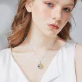 wholesale Sterling Silver Celtic Moon Sun Star Necklace for Women Girls-0-38