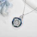 wholesale 925 Sterling Silver Compass Crystal Necklace - I'd Be Lost Without You Keepsake Pendant-0-4