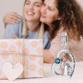 wholesale 925 Sterling Silver Family Love Charm Bracelet for Daughter Mother Lover - Birthday Valentine's Day Gifts-0-5