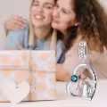 wholesale 925 Sterling Silver Family Love Charm Bracelet Wholesale for Daughter Mother Lover - Birthday Valentine's Day Gifts-0-5