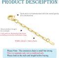 wholesale 14K Gold (Au585) Hypoallergenic Nickel-Free Polished Jewelry Extender Chain 0.5-3inch Lobster Clasp-0-1