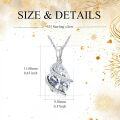 wholesale 925 Sterling Silver Moissanite & Lab Diamond Pendant Necklace 2ct D Color-0-4