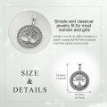 wholesale 925 Sterling Silver Viking Tree of Life Pendant Necklace Norse Runes  for Women Men-0-5