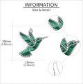 wholesale 925 Sterling Silver Hummingbird  Necklaces for Women Girls Gifts Jewelry Accessories-0-9