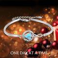 wholesale Sterling Silver Crystal AA Recovery Bracelet Sobriety Jewelry Gifts-0-4