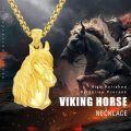 wholesale Gold 925 Sterling Silver Horse Head Pendant Necklace - Equestrian s for Her-0-5
