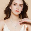 TOUPOP Silver Opal Bar Urn Necklace-0-4
