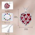 wholesale TOUPOP Birthstone Necklace Tree Of Life Pendant -0-3