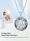 wholesale Sterling Silver Tree of Life Angel Number Necklace Numerology Jewelry Gift-0-37