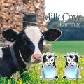 wholesale 925 Sterling Silver Cow Moonstone Stud Hoops for Girls and Women-0-5