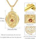 wholesale Gold 925 Sterling Silver Grim Reaper Rose Pendant Necklaces for Men Women Gothic s-0-4