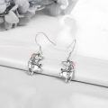 wholesale 925 Sterling Silver Hedgehog and Pig Drop Earrings for Women's Gifts-0-3