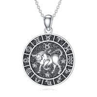 wholesale 925 Sterling Silver Taurus Zodiac Sign Necklace Wholesale Pendant-Taurus
