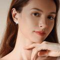 wholesale 925 Sterling Silver Star-Shaped CZ Stud Earrings for Women-0-1