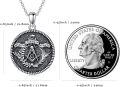 wholesale 925 Sterling Silver Masonic Compass & G Pendant Necklace for Men-0-3